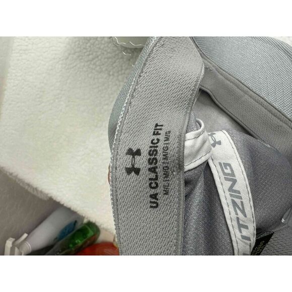 Under Armour BLITZ Gray Black‎ Baseball Cap Structured Polyester One Size - Picture 6 of 6
